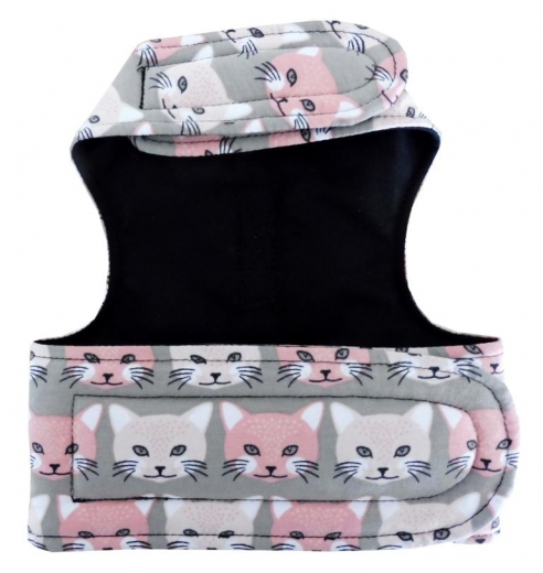 Kitty Jacket Katzengeschirr Walking Jacket Weste grau