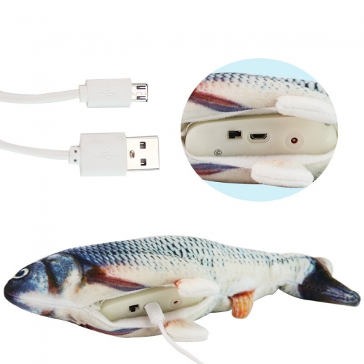 Elektronisches Katzenspielzeug elektrischer Fisch TANZEND