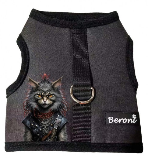 Beroni Katzengeschirr Rockstar