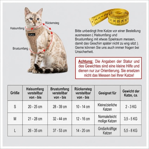 Beroni� Comfort Plus Harness Meow Friends Katzengeschirr
