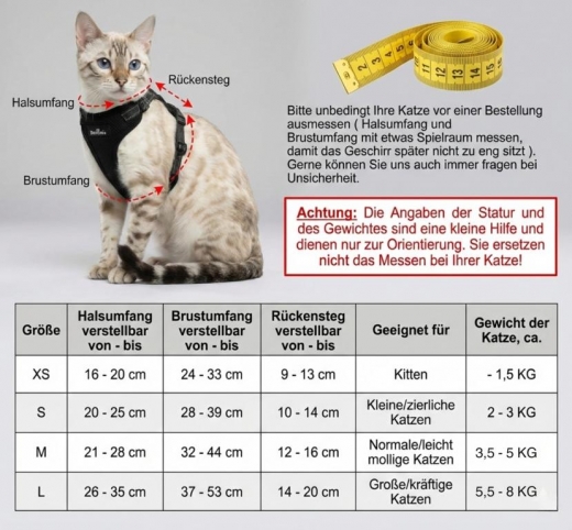 Beroni� Comfort Plus Harness reflektierend + ausbruchsicher mit Leine SETPREIS