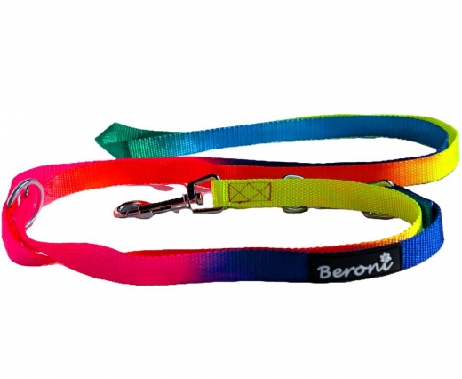 Beroni Katzenleine SUPER POLYCHROME 2 Meter lang NEON verstellbar
