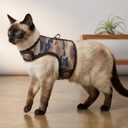 Cat Walking Jacket Beroni camouflage braun Katzengeschirr
