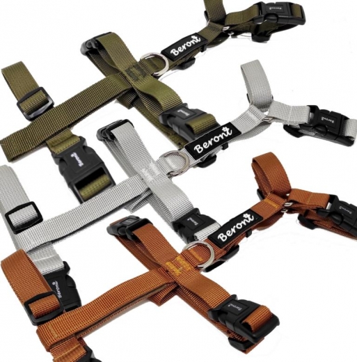 Panikgeschirr Sicherheitsgeschirr Safety Harness Gentle oliv/silber/toffee ausbruchsicher