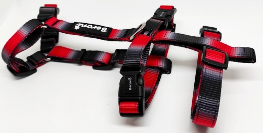 Panikgeschirr Sicherheitsgeschirr Safety Harness Rainbow red AUSBRUCHSICHER