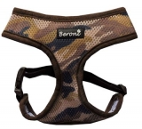 Beroni Katzengeschirr NEW CAMOUFLAGE Softgeschirr braun mit Sicherheitsverschluss Beroni Katzengeschirr NEW CAMOUFLAGE Softgeschirr braun mit Sicherheitsverschluss