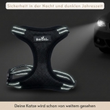 Beroni� Comfort Plus Harness reflektierend + ausbruchsicher mit Leine SETPREIS
