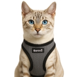 Easy Walking Katzengeschirr 2.0 ausbruchsicher nicht ber Kopf grau