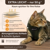 Easy Walking Katzengeschirr 2.0 ausbruchsicher nicht �ber Kopf gr�n-camouflage