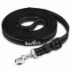 Katzenleine schwarz reflektierend verstellbar 2,50 - 5 Meter
