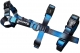 Panikgeschirr Sicherheitsgeschirr Safety Harness ausbruchsicher RAINBOW blue