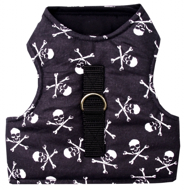 Cat Walking Jacket Katzengeschirr Totenkopf PIRATE SKULL