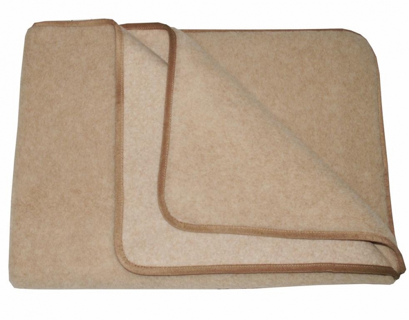 Naturhaar Katzendecke Alpaka und Merinowolle beige