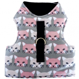 Kitty Jacket Katzengeschirr Walking Jacket Weste grau