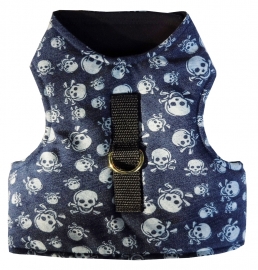 Kitty Jacket Jeans Skull blau Katzengeschirr