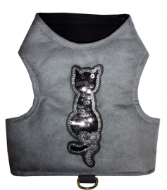Walking Jacket Glossy Cat einstellbares Katzengeschirr mit Klettverschluss