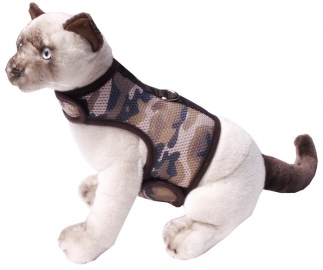 Cat Walking Jacket Beroni camouflage braun Katzengeschirr