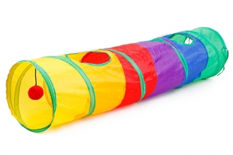 Katzentunnel Spieltunnel Rainbow 115 cm lang