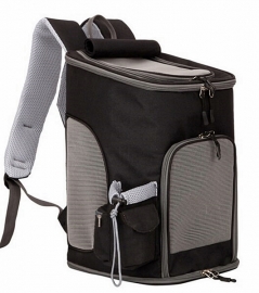 Hochwertiger Katzenrucksack Backpack für Transport schwarz