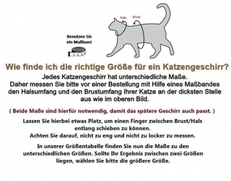 Katzengeschirr SANTA