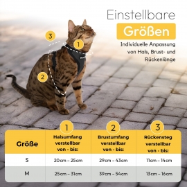 Easy Walking Katzengeschirr 2.0 ausbruchsicher nicht ber Kopf grau