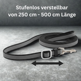 Verstellbare Katzenleine 5m NIGHT REFLECT