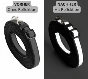 Verstellbare Katzenleine 5m NIGHT REFLECT